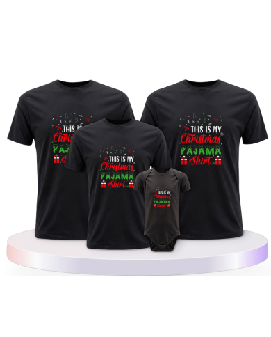 This Is My Christmas Pajama Pärchen T-Shirts | Paarpulli