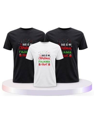 This Is my Christmas Pajama Familienset T-Shirts | Paarpulli