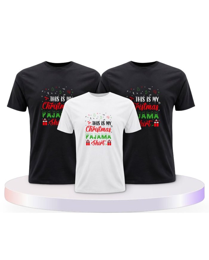 This Is my Christmas Pajama Familienset T-Shirts | Paarpulli