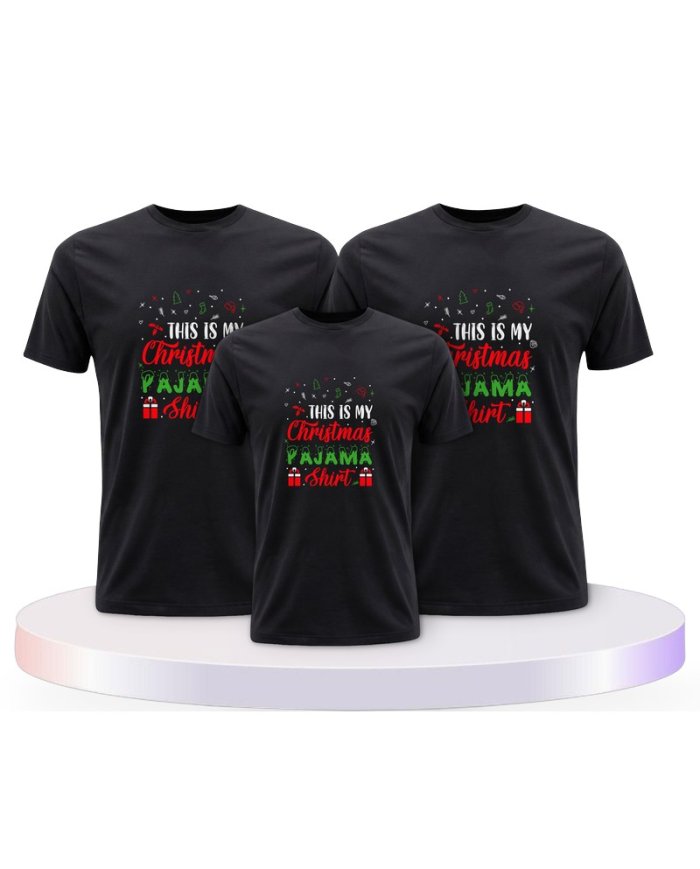 This Is my Christmas Pajama Familienset T-Shirts | Paarpulli