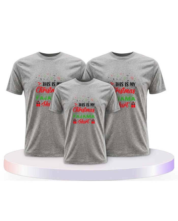This Is my Christmas Pajama Familienset T-Shirts | Paarpulli