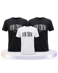 Familienlook T-Shirts mit Fam Crew | Paarpulli