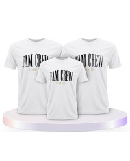 Familienlook T-Shirts mit Fam Crew | Paarpulli