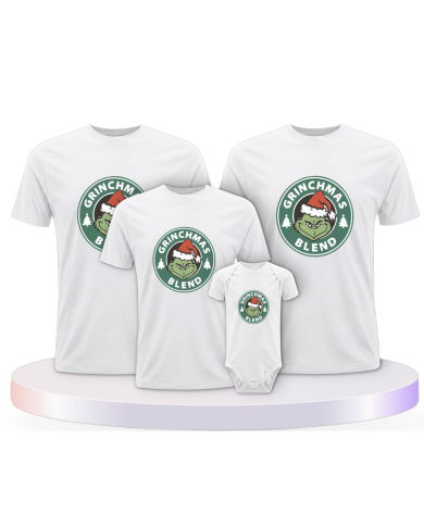 Familienlook T-Shirts mit Christmas Blend Familienset | Paarpulli