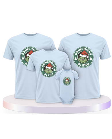 Familienlook T-Shirts mit Christmas Blend Familienset | Paarpulli