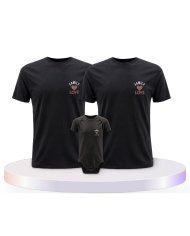 Family Love Familienset T-Shirts mit Babybody | Paarpulli