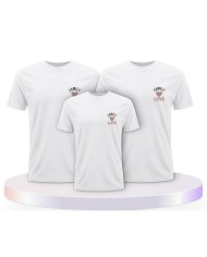 Familienlook T-Shirts mit Family Love | Paarpulli