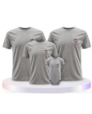 Familienlook T-Shirts mit Family Love | Paarpulli