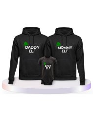 Familienlook Hoodies mit Elf | Paarpulli
