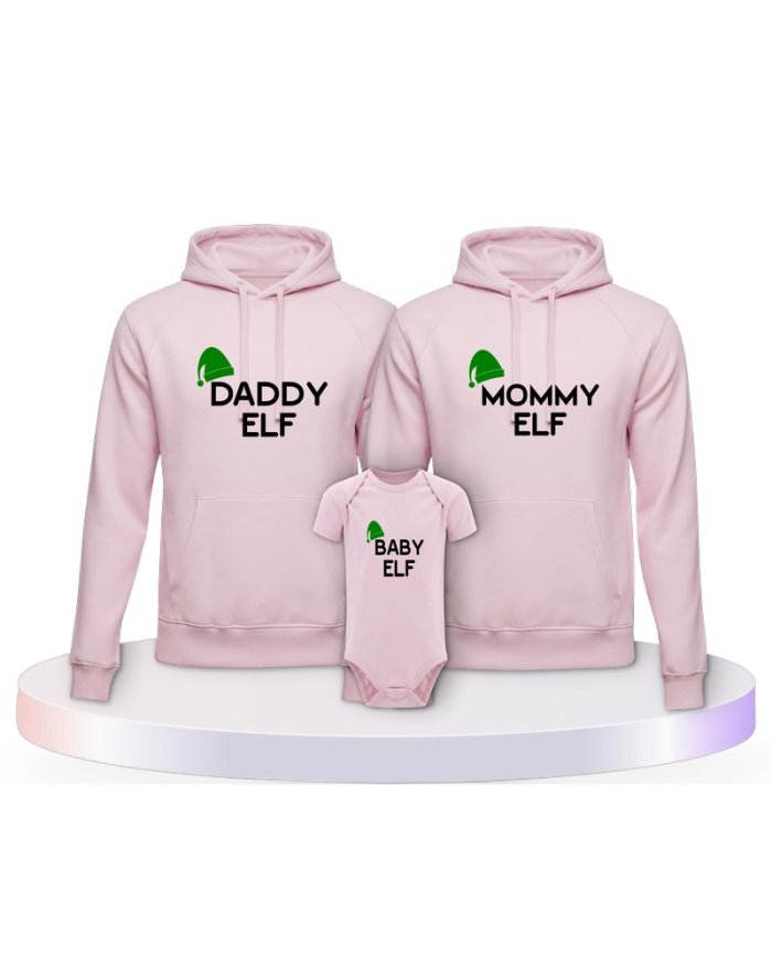 Familienlook Hoodies mit Elf | Paarpulli