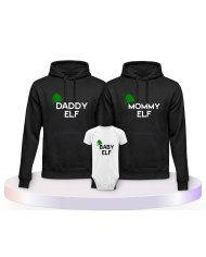 Familienlook Hoodies mit Elf | Paarpulli