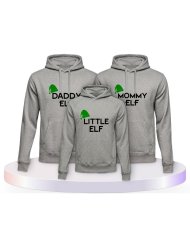 Familienlook Hoodies mit Elf | Paarpulli