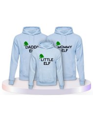 Familienlook Hoodies mit Elf | Paarpulli