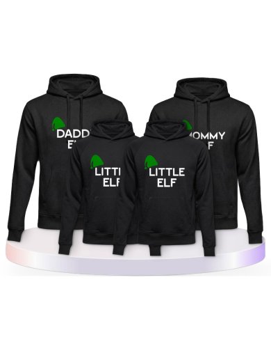 Elf Partner Outfit für die Familie | Paarpulli