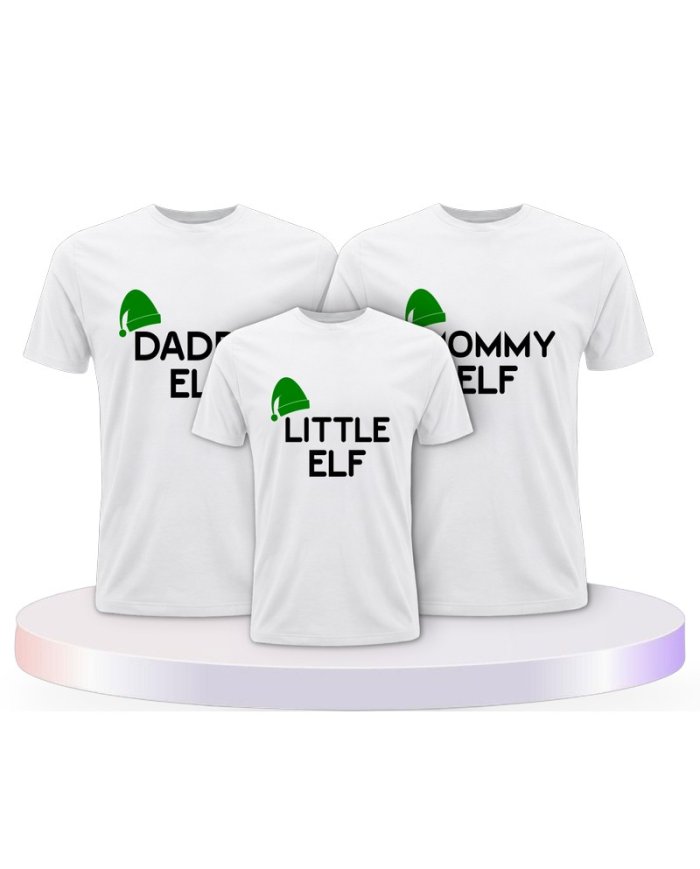 Familienlook T-Shirts mit Elf | Paarpulli