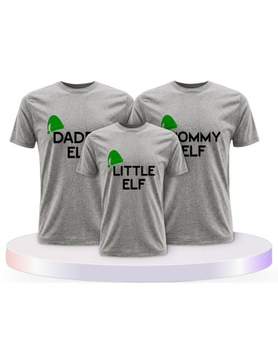 Familienlook T-Shirts mit Elf | Paarpulli