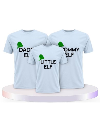 Familienlook T-Shirts mit Elf | Paarpulli