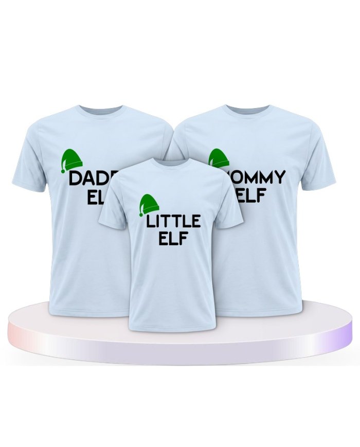 Familienlook T-Shirts mit Elf | Paarpulli