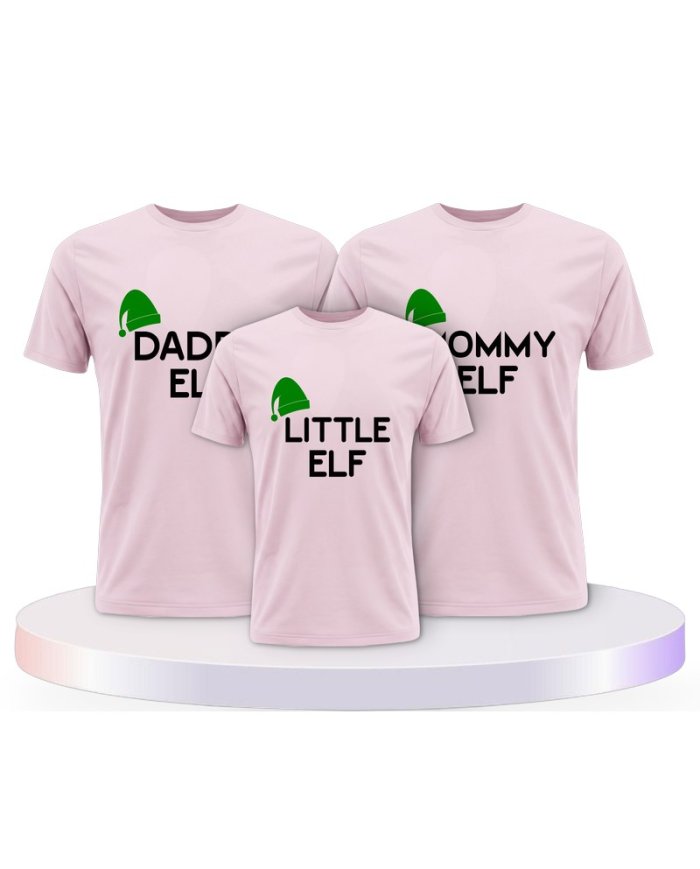 Familienlook T-Shirts mit Elf | Paarpulli