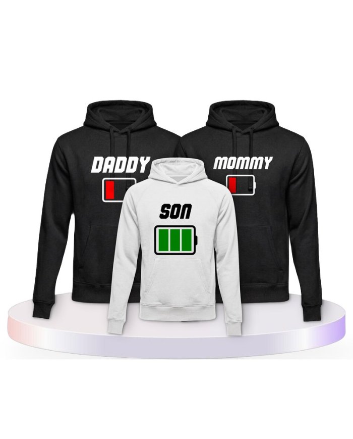 Akku Family Familienset Hoodies | Paarpulli