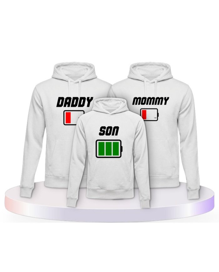 Akku Family Familienset Hoodies | Paarpulli
