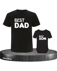 Vater und Sohn Best Son und Best Dad mit Baby-Body