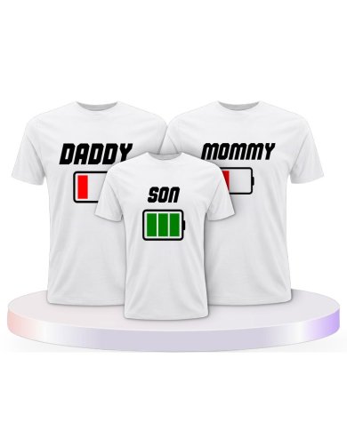 Akku Family Familienset T-Shirts | Paarpulli