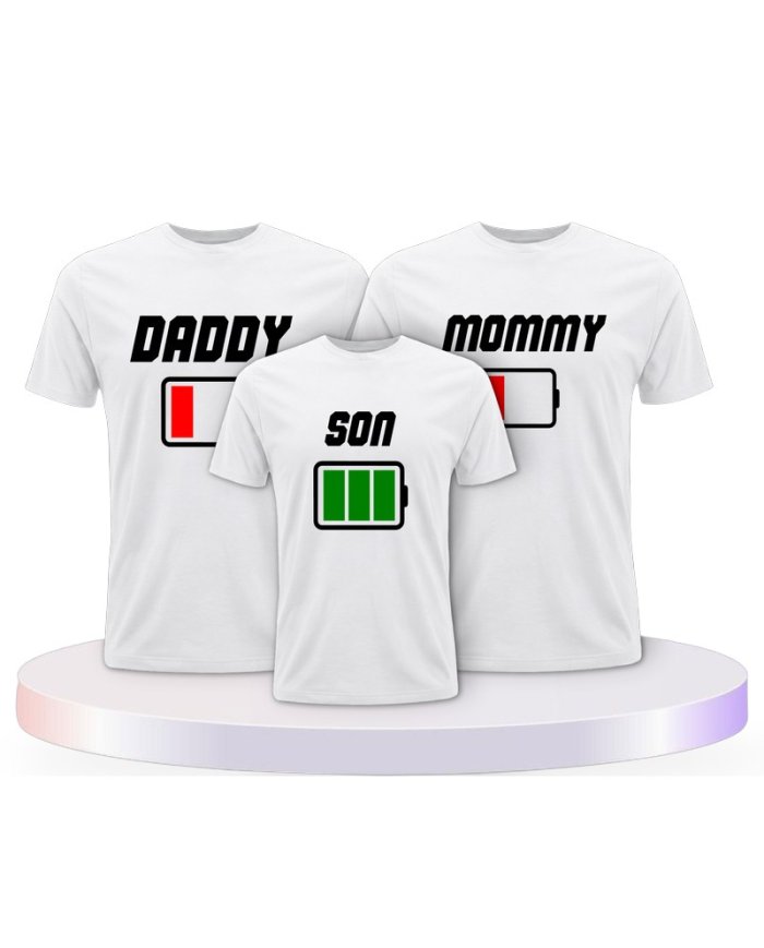 Akku Family Familienset T-Shirts | Paarpulli