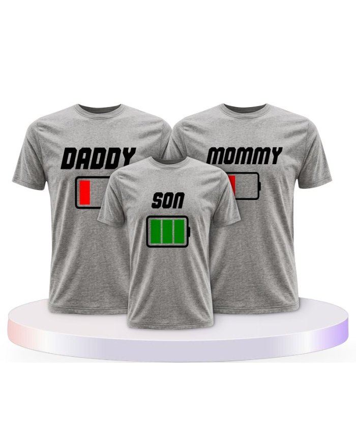 Akku Family Familienset T-Shirts | Paarpulli