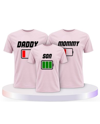 Akku Family Familienset T-Shirts | Paarpulli