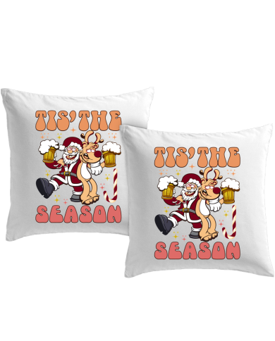 It's the Season Kissenbezüge Set Geschenk bedruckt | Paarpulli
