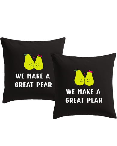 We make a great Pear Kissenbezüge Set Geschenk bedruckt | Paarpulli