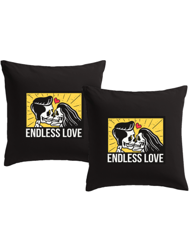 Endless Love Kissenbezüge Set Geschenk bedruckt | Paarpulli