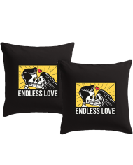 Endless Love Kissenbezüge Set Geschenk bedruckt | Paarpulli