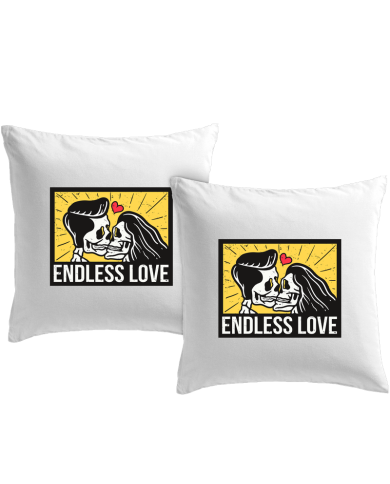 Endless Love Kissenbezüge Set Geschenk bedruckt | Paarpulli