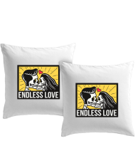 Endless Love Kissenbezüge Set Geschenk bedruckt | Paarpulli