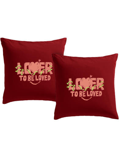 Lover be Loved Kissenbezüge Set Geschenk bedruckt | Paarpulli