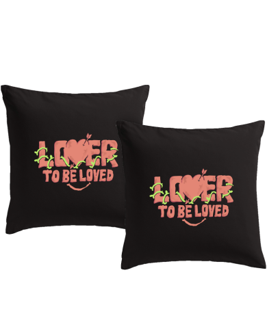 Lover be Loved Kissenbezüge Set Geschenk bedruckt | Paarpulli