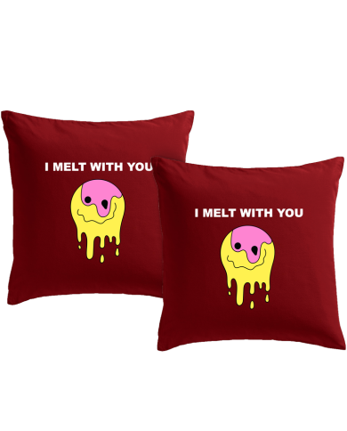 I melt with You Kissenbezüge Set Geschenk bedruckt | Paarpulli