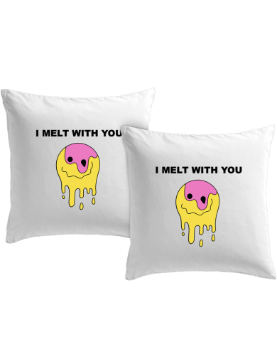 I melt with You Kissenbezüge Set Geschenk bedruckt | Paarpulli