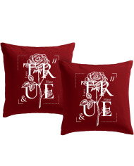 True Love & Hate Kissenbezüge Geschenk bedruckt | Paarpulli
