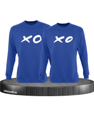 XO XO Partnerlook Sweatshirts in blau