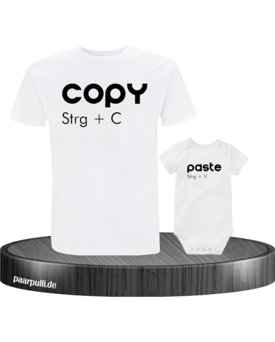 Copy Strg+C und Paste Strg+V für Vater und Kind