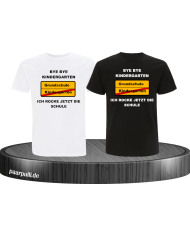 Bye Bye Kindergarten Ich rocke jetzt die Schule Kinder T-Shirts