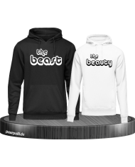The Beast und The Beauty Partnerlook Hoodies