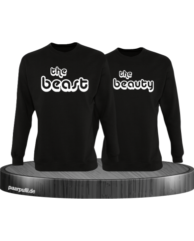The Beast und The Beauty Partnerlook Sweatshirts The Beast und The Beauty Partnerlook Hoodies