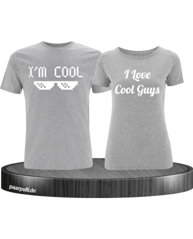 I'm Cool und I love Cool Guys Partnerlook T-Shirts