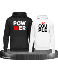 Power Couple im Comic Design Partnerlook Hoodies