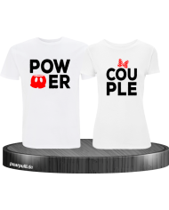 Power Couple im Comic Design Partnerlook T-Shirts
