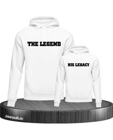 The Legend und His Legacy Vater-Sohn Partnerlook Hoodies